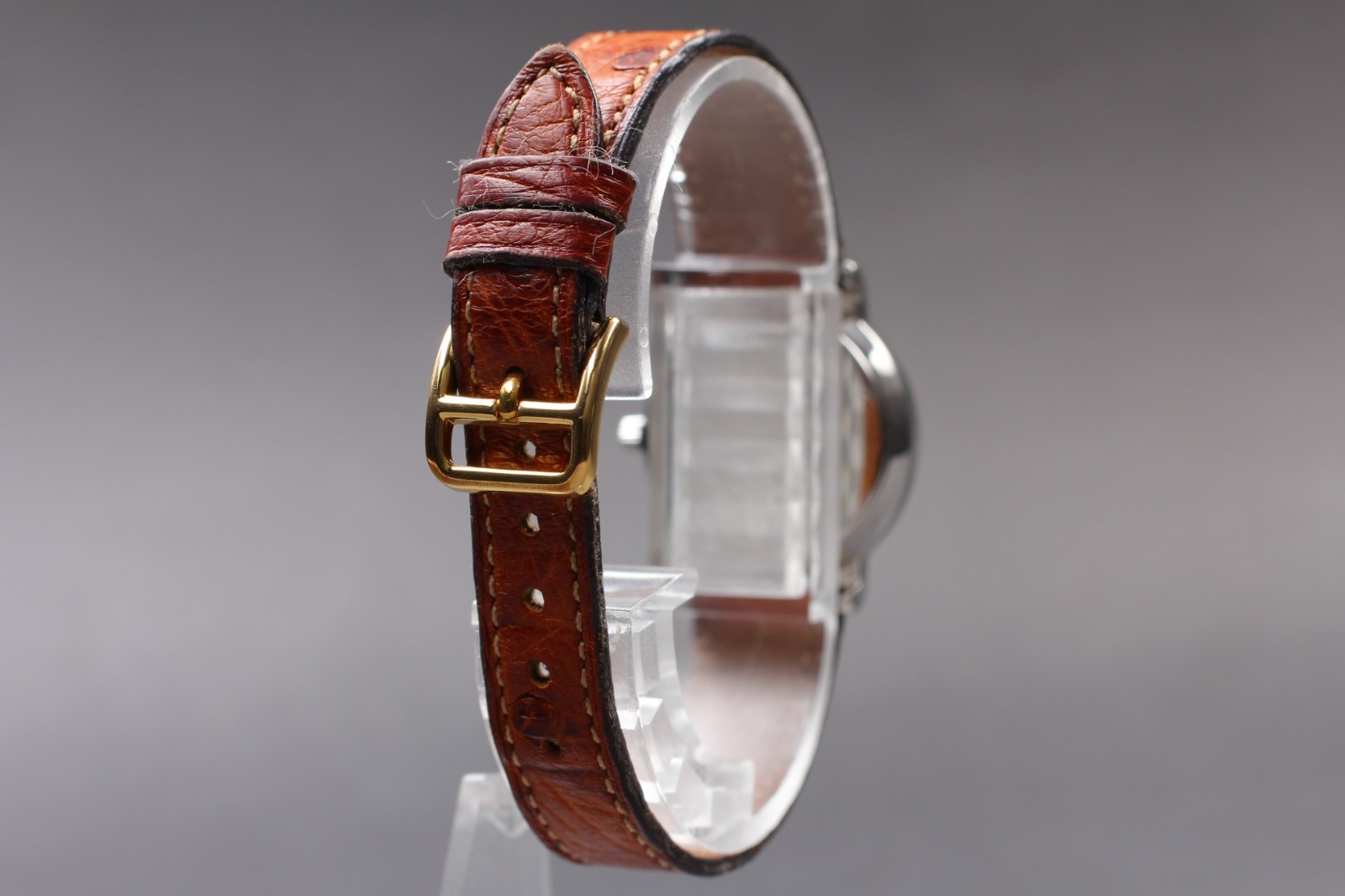 [NEAR MINT] Vintage HERMES Serie Sellier Gold 24mm Swiss Qz Womens Watch JAPAN
