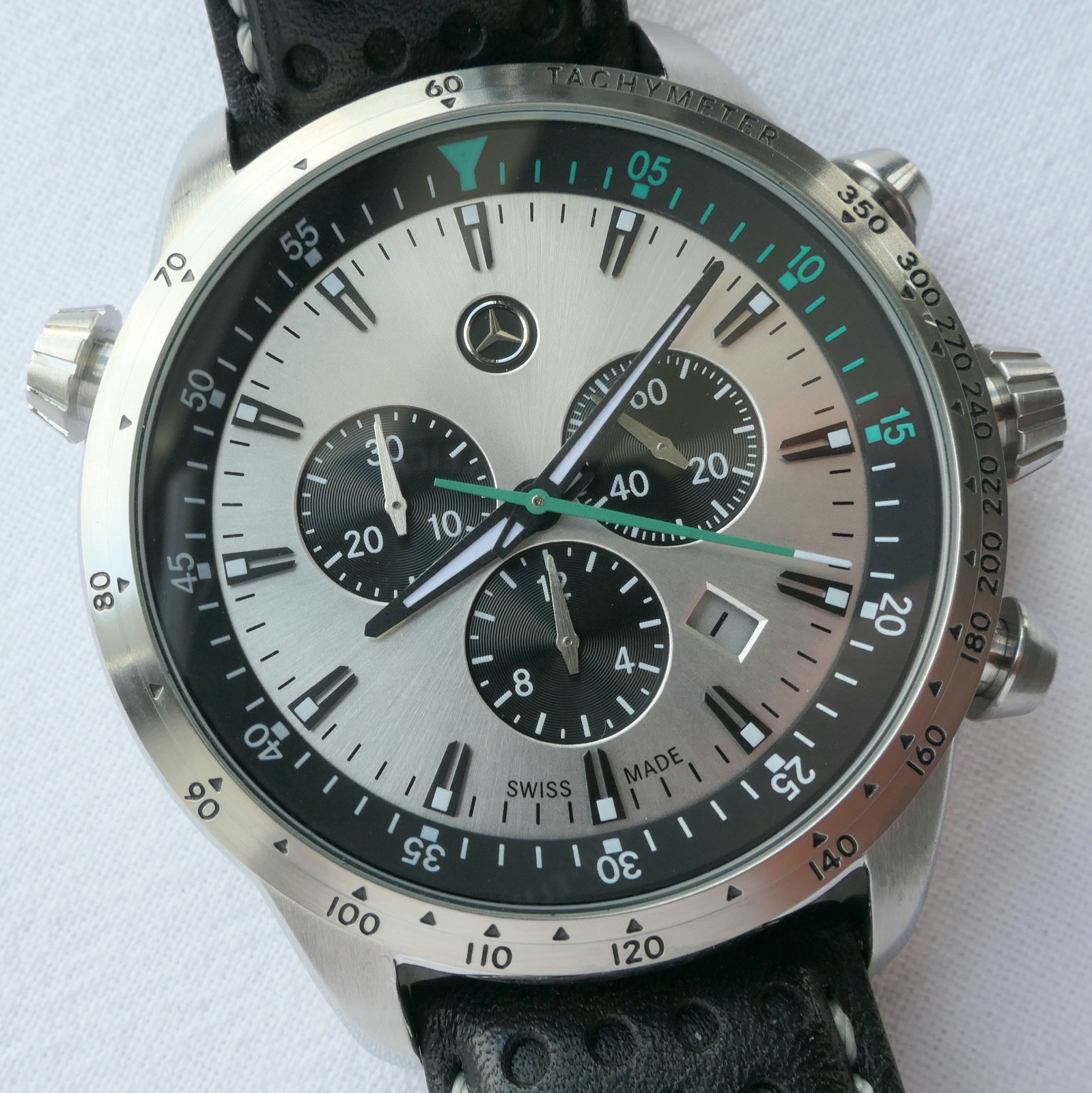 Mercedes Benz AMG DTM Motorsport Petronas Racing Car Accessory Chronograph Watch