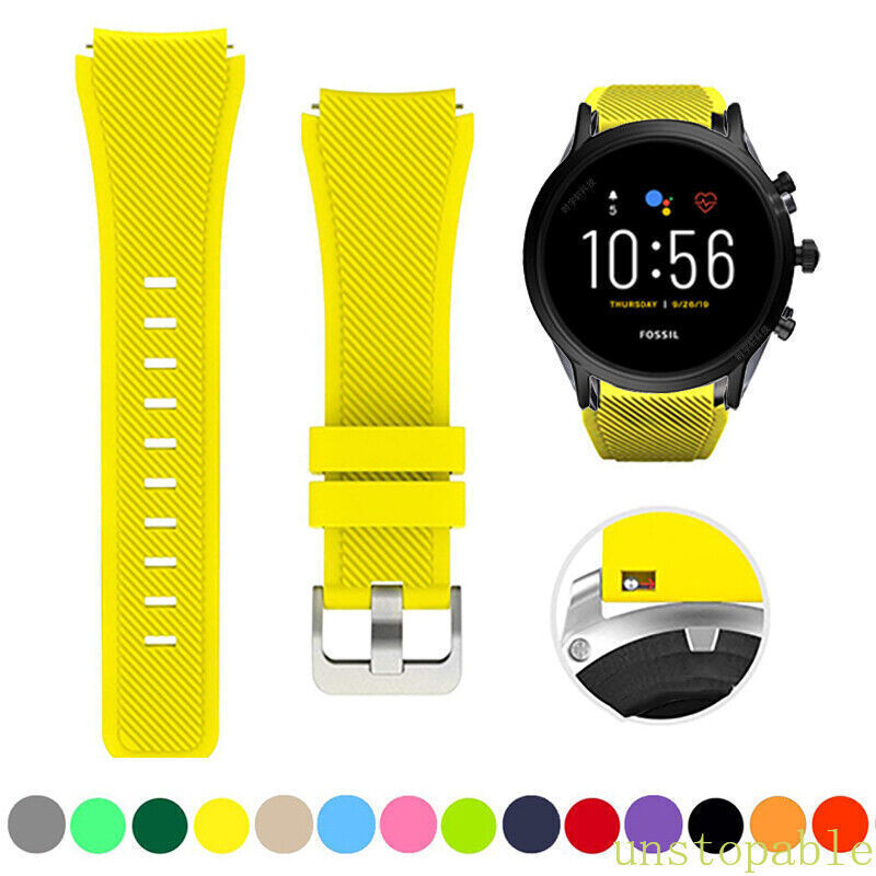 22mm Watch Band For Seiko Diver’s Watch Soft Rugged Silicone Quick Release Strap