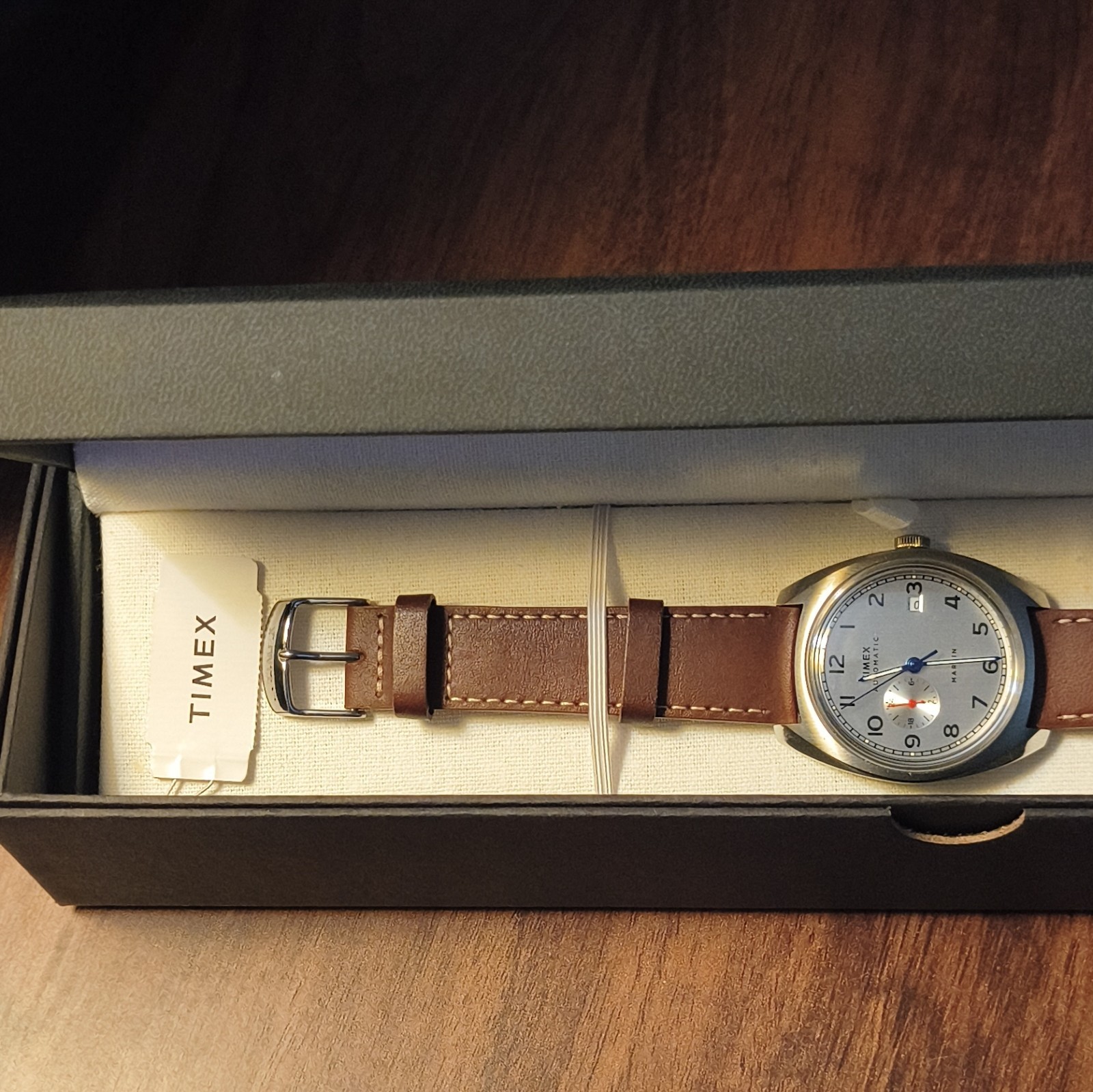 Timex Marlin Automatic Silver Dial Men’s Watch TW2V62000