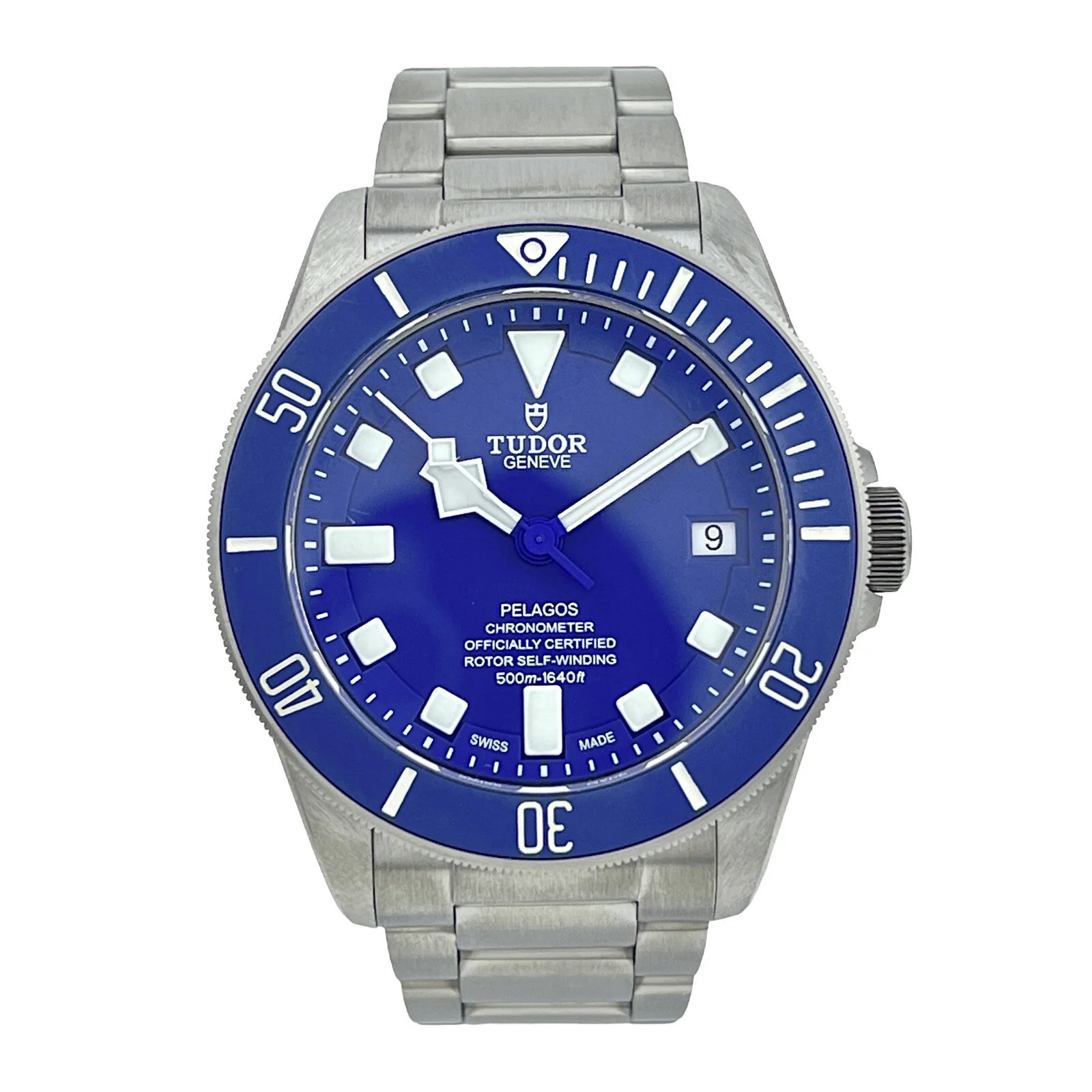 9/2023 Tudor Pelagos Date Blue Dial Titanium Men’s Watch 25600TB – W/ Papers