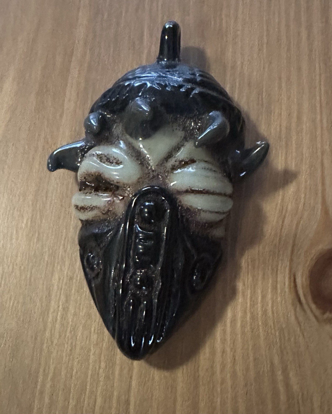Creep Glass Gas mask Goon Pendant