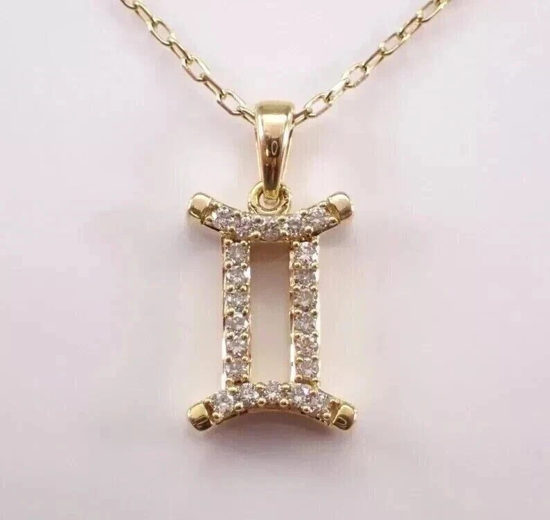 1.20 Ct Round Cut Lab Created Diamond Fancy Pendant 14k Yellow Gold Plated