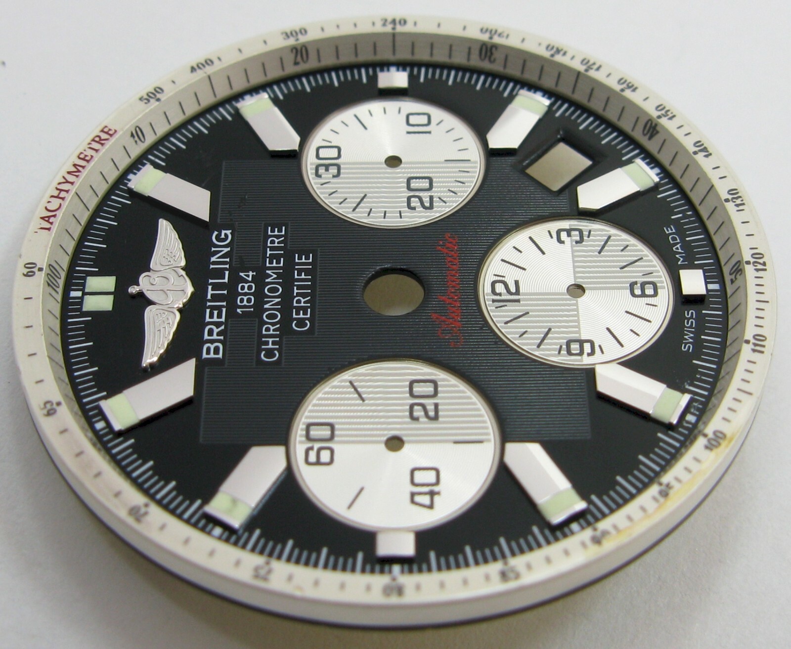 Dial Breitling 1884 Chronometer automatic Tachymeter used condition
