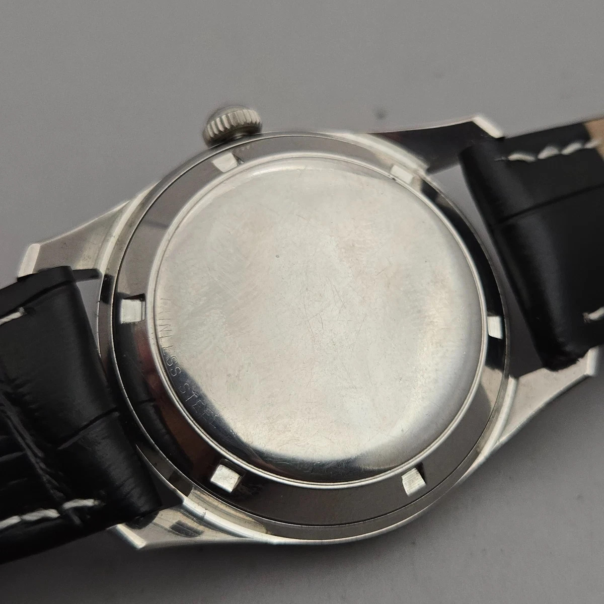 Vintage Girard-Perregaux Gyromatic 39 Jewels tropical Black dial 1950s