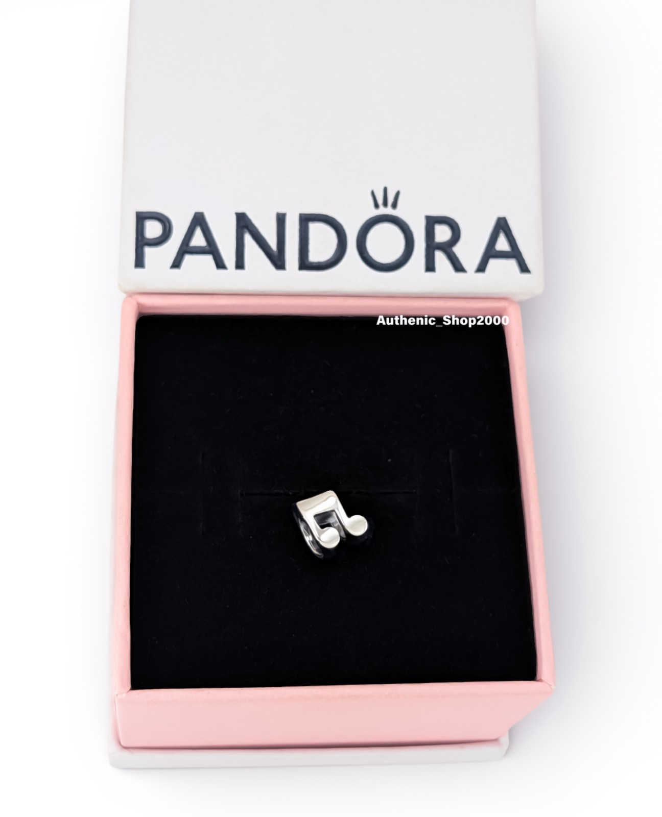 New 100% Authentic PANDORA 925 Ale Silver Music Note Mini Charm 794513C00