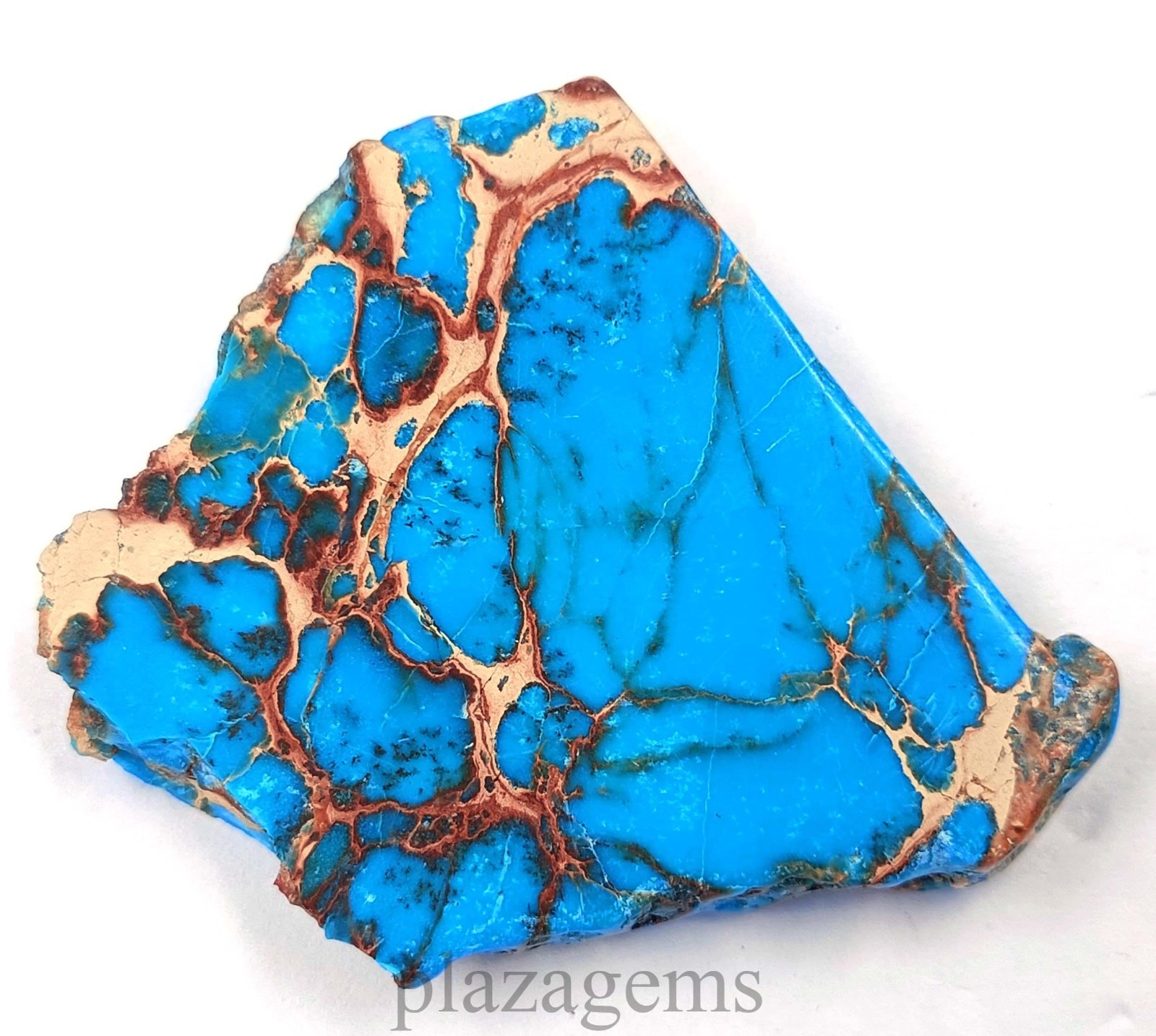 197.35 Ct Natural Sky Blue Turquoise Rough Slab EGL Certified Loose Gems “5NSR