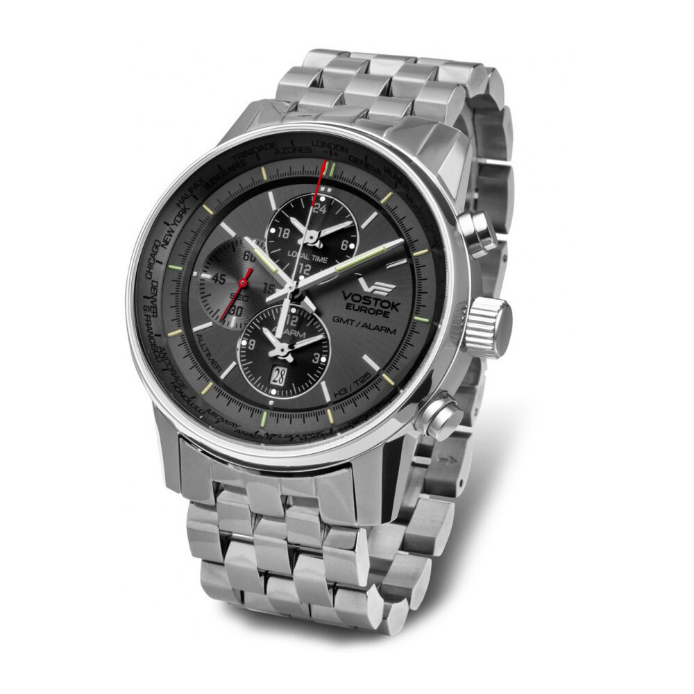 Vostok Europe GAZ-​14 Saloon YM26-​565A291 Classic Car with Trigalights Stainless Steel