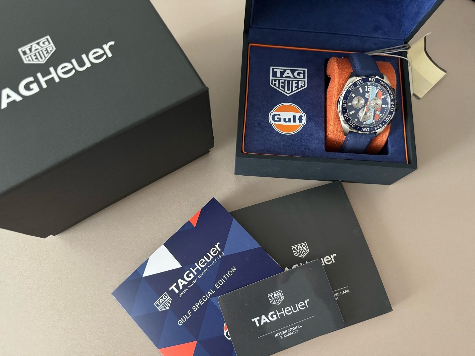 TAG Heuer Formula 1 Blue Dial Men’s Watch Gulf Special Edition – CAZ101N.FC8243