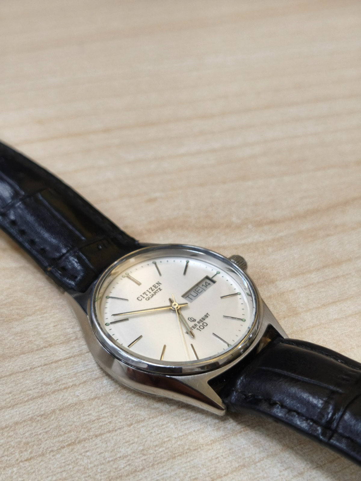 Vintage Citizen Quartz CQ Watch 4-212070 K