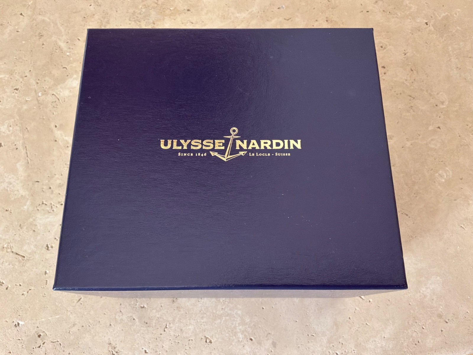 Ulysse Nardin Marine Mens Gold Watch. Cosc# UN118-1012731