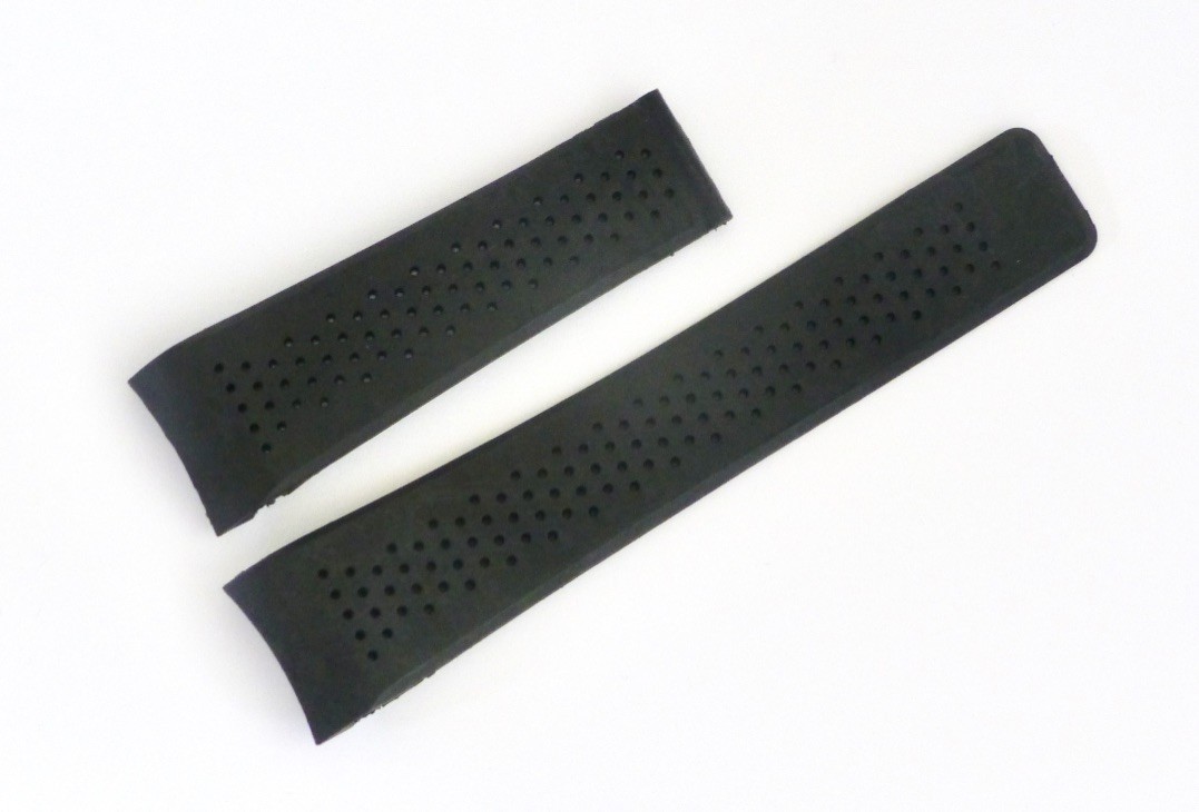 24mm CARRERA CALIBRE Silicon Rubber Band Strap replacement for TAG Heuer