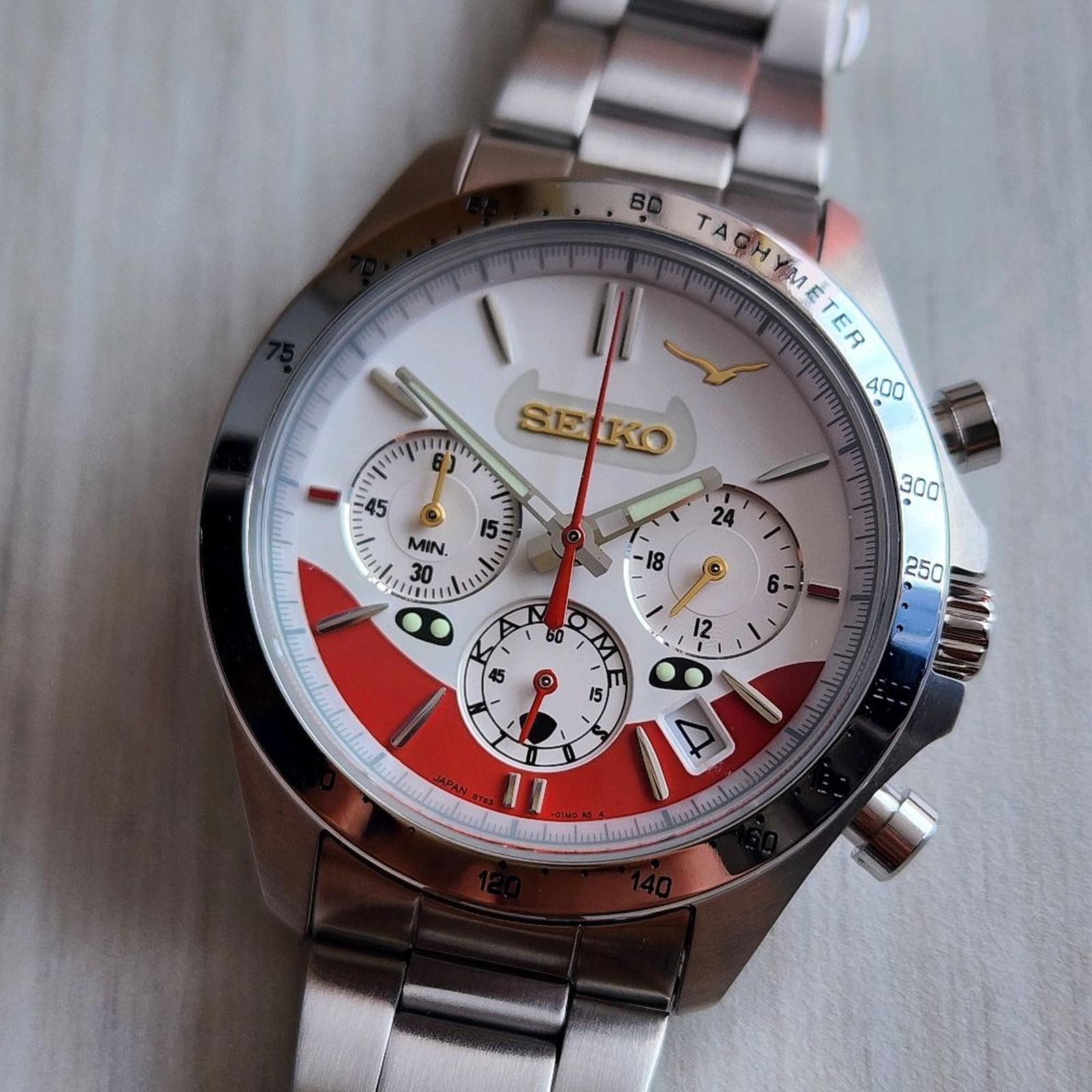 Rare Seiko x JR Kyushu Railway Company KAMOME N700S Mecha Quartz 8T63-01M0