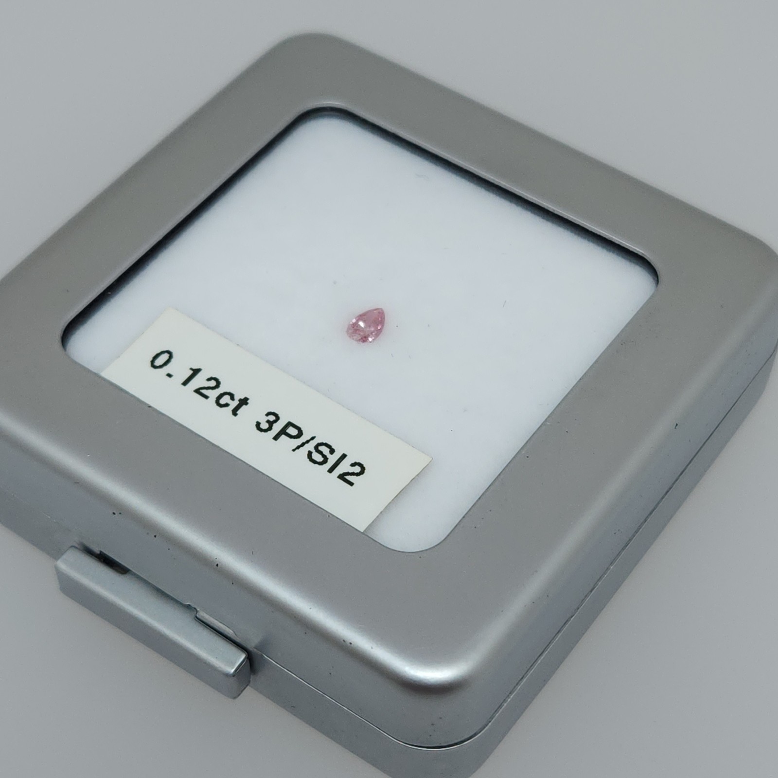 Argyle Pink Diamond 0.12ct 3P SI2, with Argyle Certificate, Investment Grade