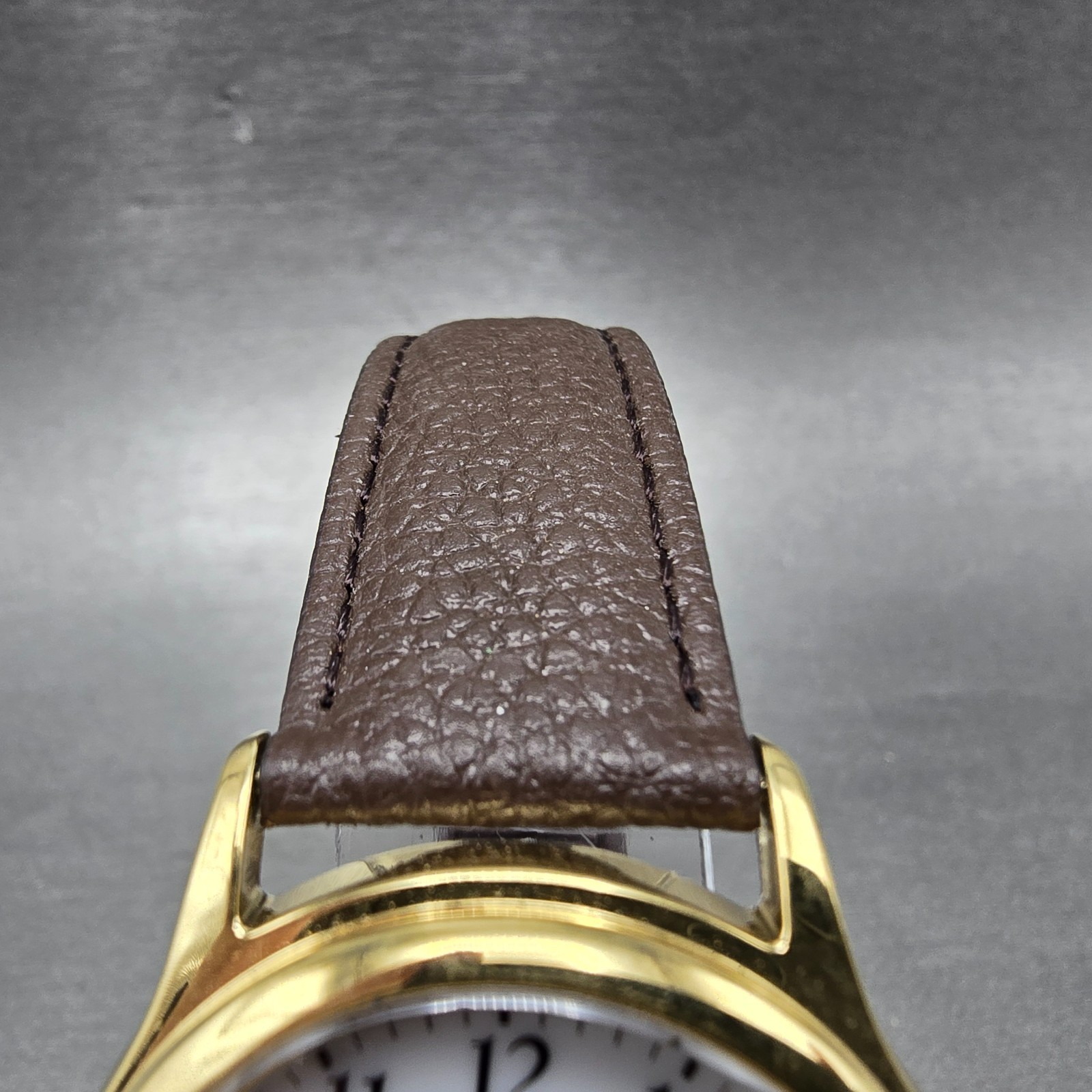 Citizen Reguno Solar Watch Men 33mm White Dial Gold Tone Date E111-T017223 Runs