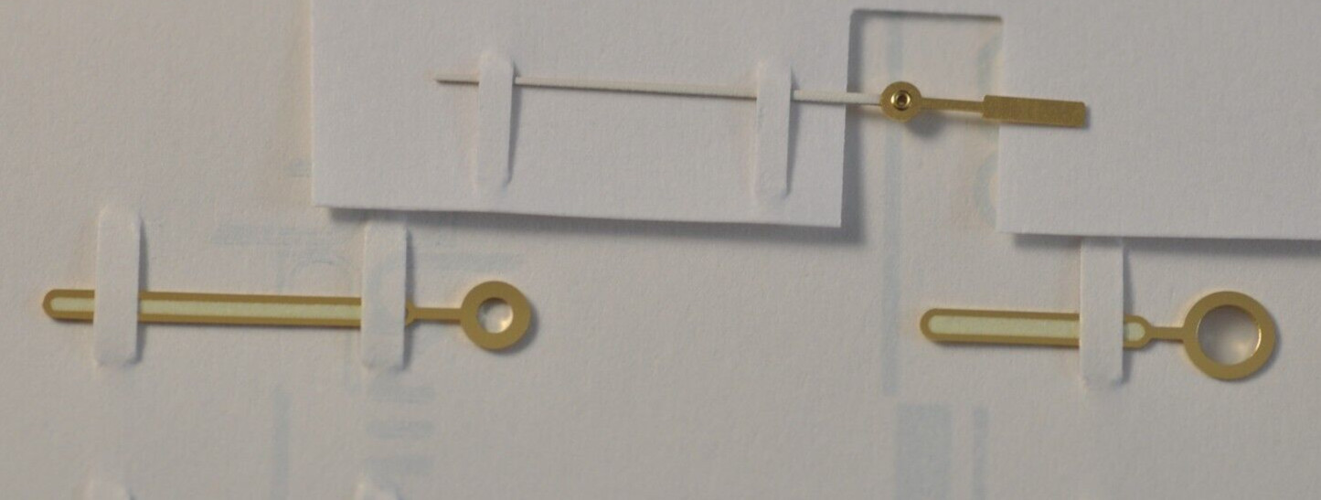 Omega Genuine Watch Hands cal. 1111 1110 1108 1109 1120 hole 1.50 0.90 0.25mm