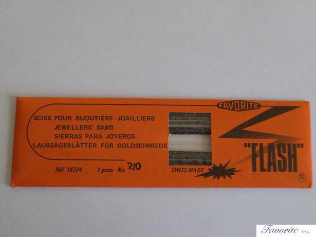 JEWELERS SAW BLADES FLASH #2/0 144 PIECE SWISS MADE SUPERIOR TO PIKE SAW BLADE