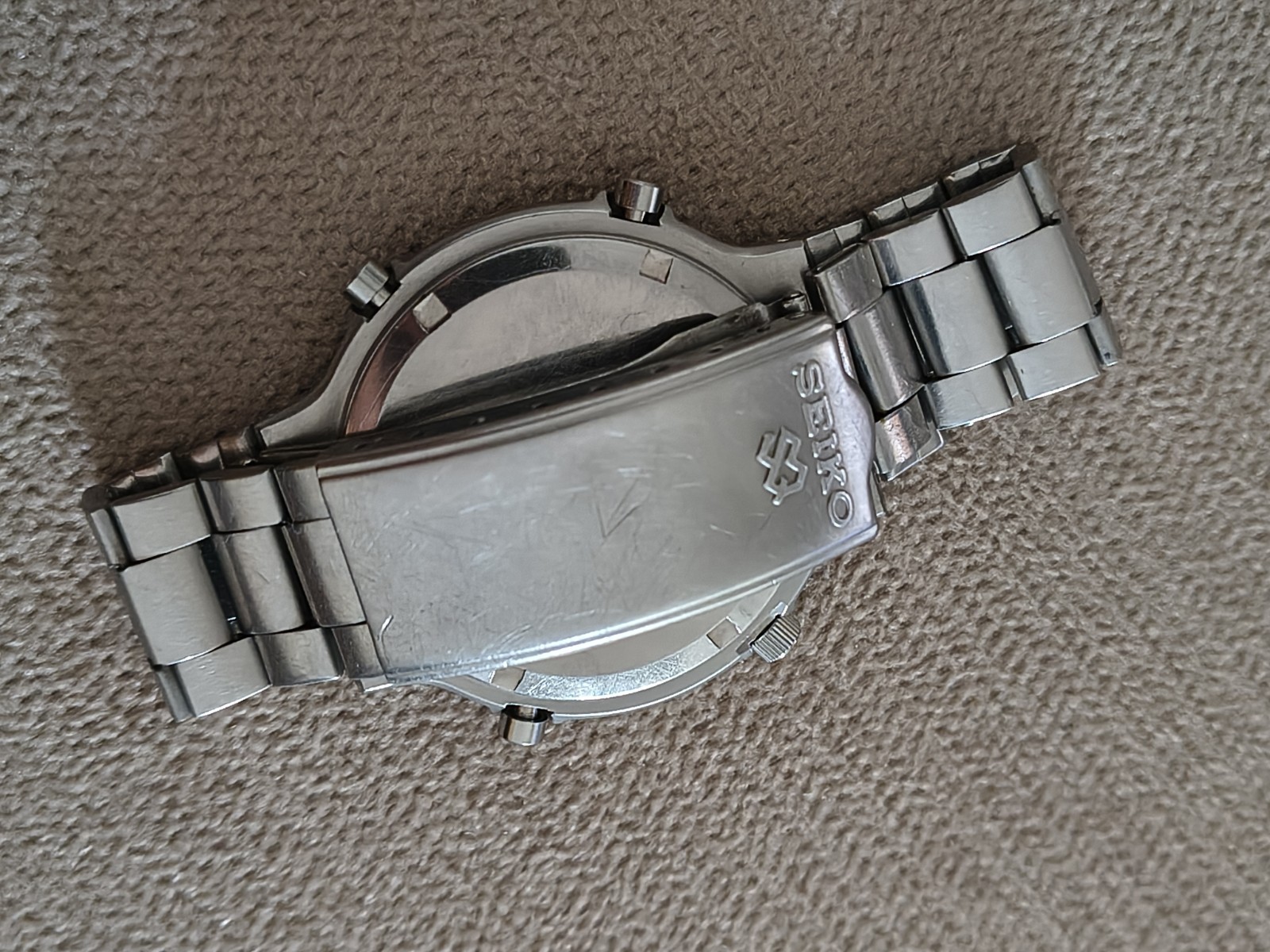 Citizen Quartz Chronograph – Steel – Working Perfectly (Read Descr)