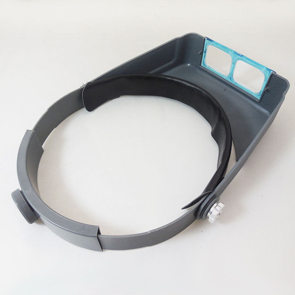 Head-Mounted Magnifier with Interchangeable Lenses for Jewelry and Crafts Top