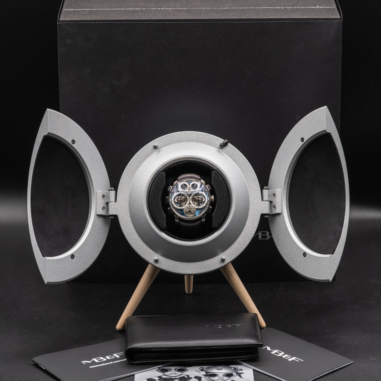 MB&F Legacy Machine(LM) Sequential Flyback Platinum Dual Chrono Flyback 10.PL.BU