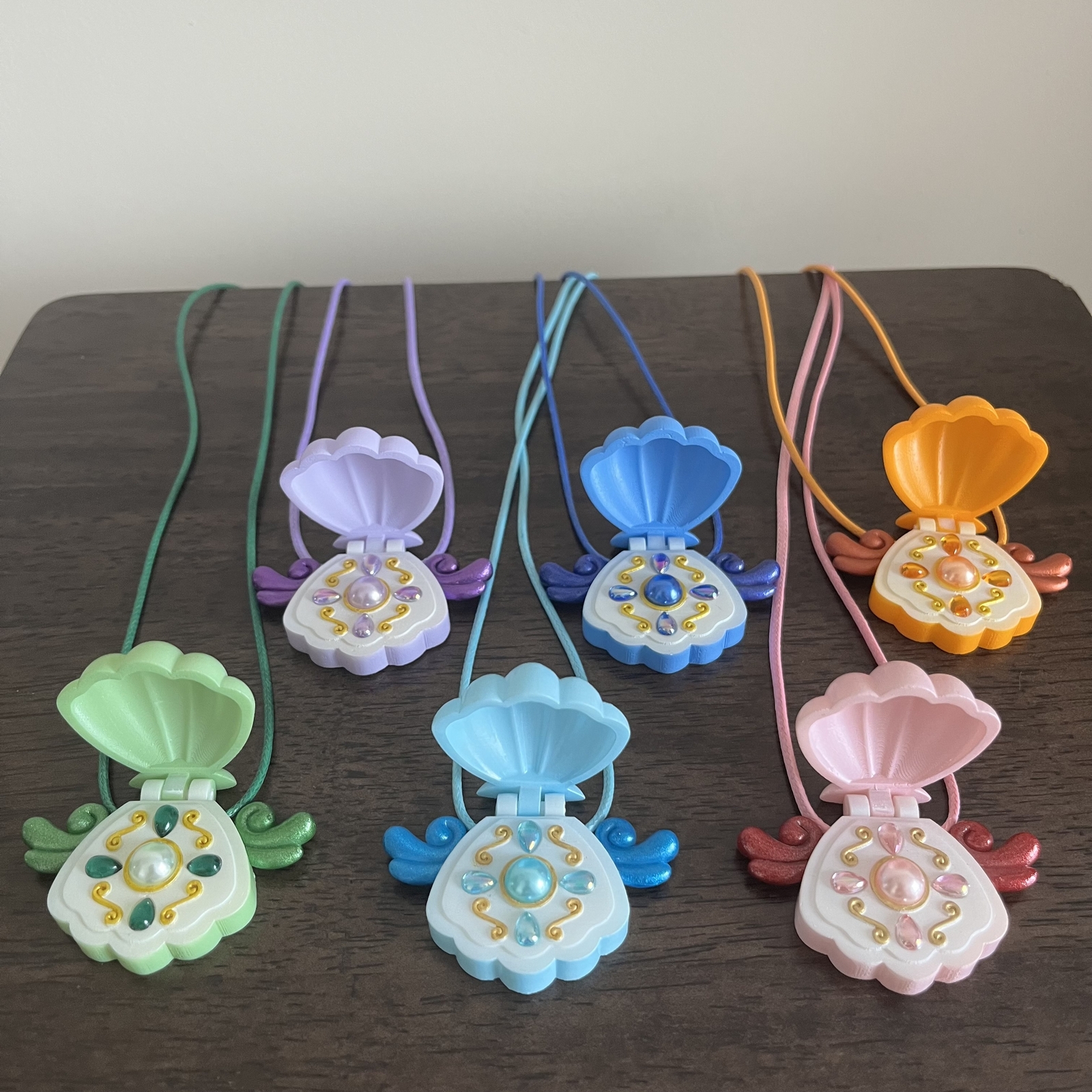 Handmade Pichi Pichi Pitch Openable Pendant Mermaid Melody Necklace Luchia Hanon