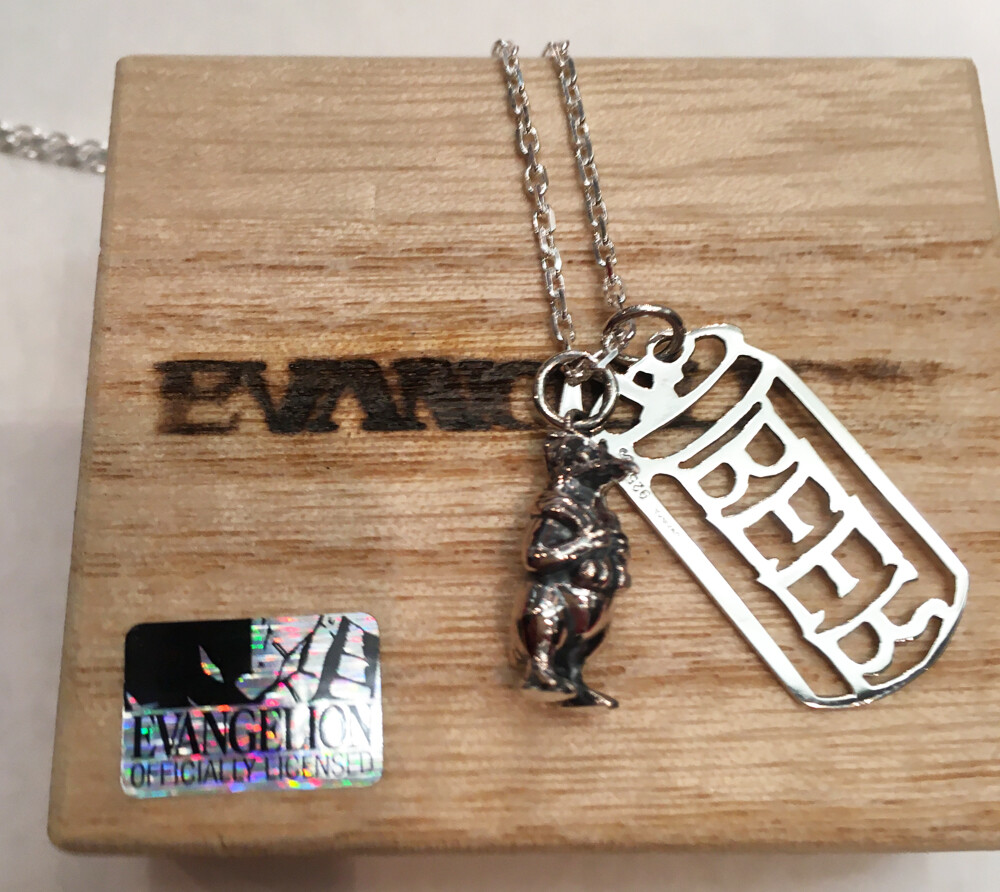 Neon Genesis EVANGELION “Pen Pen &Beer “Pendant Neckless with 50cm Chain