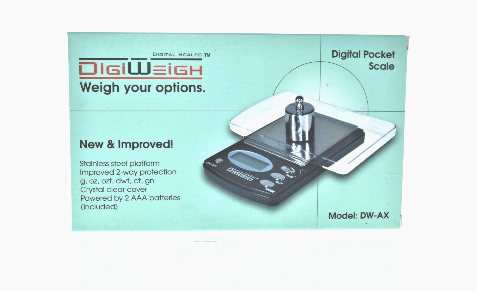 DigiWeigh Professional Electronic Pocket Scale 20/0.001 grams