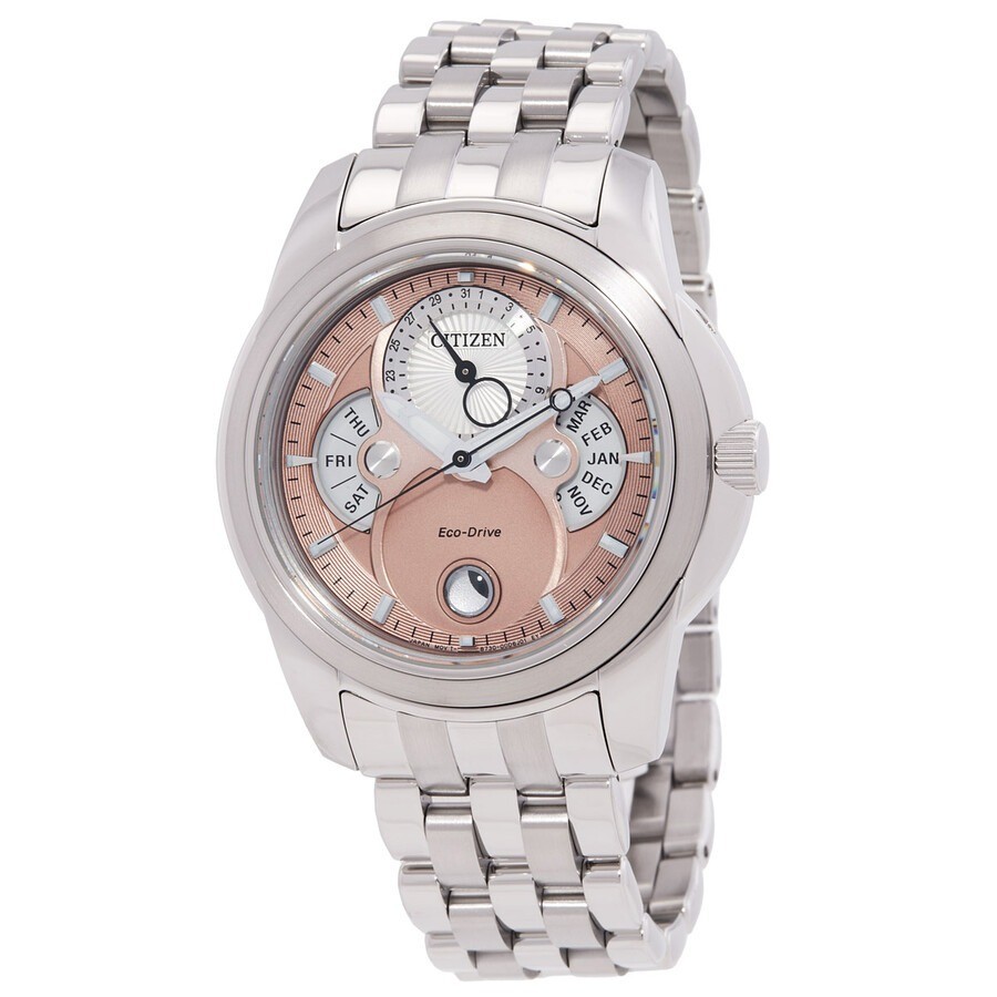 Citizen Calendrier Moonphase Eco‑Drive BU0080‑52X Pink Dial 41.8 mm Men’s Watch