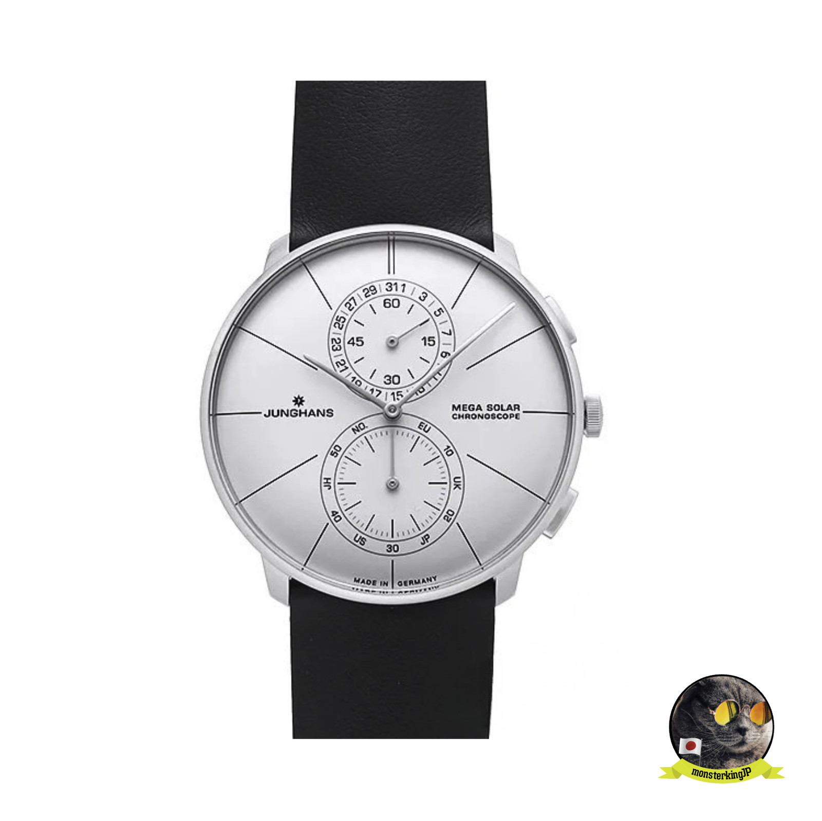 JUNGHANS Meister fein Chronoscope MEGA Solar 39.5mm Men’s Watch 059/4200.00