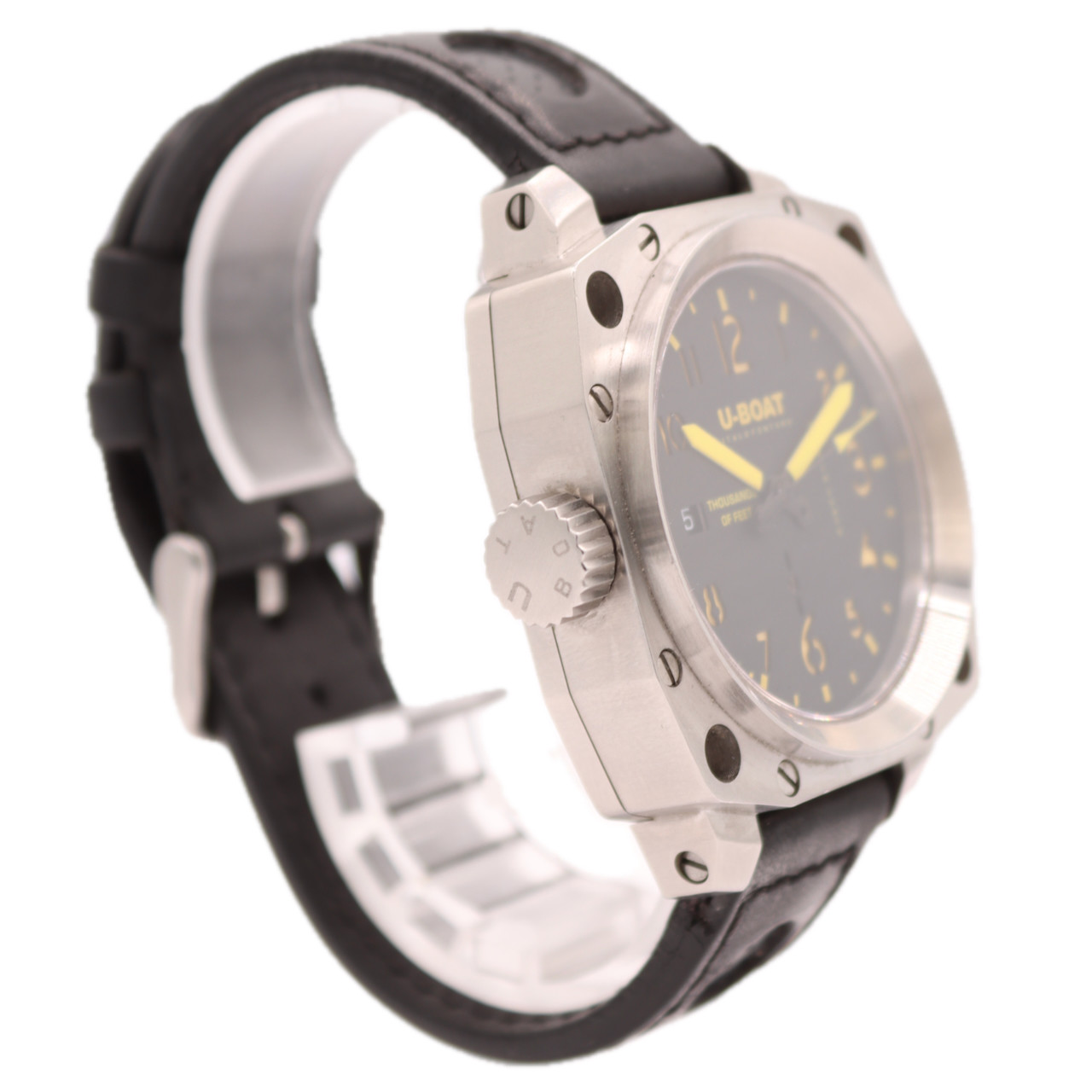 Vintage 43mm Italo Fontana 000443742-001 Thousands of Feet Automatic Italy Steel