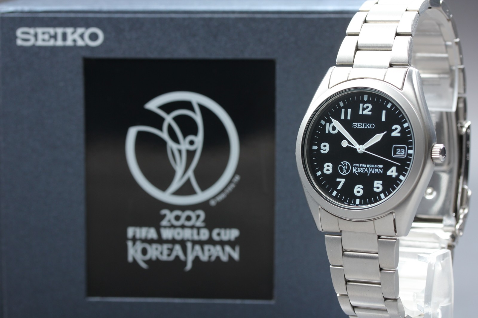 2002 FIFA World Cup KOREA JAPAN SEIKO 7N42-0AF0 Limited Quartz 37mm Men’s Watch