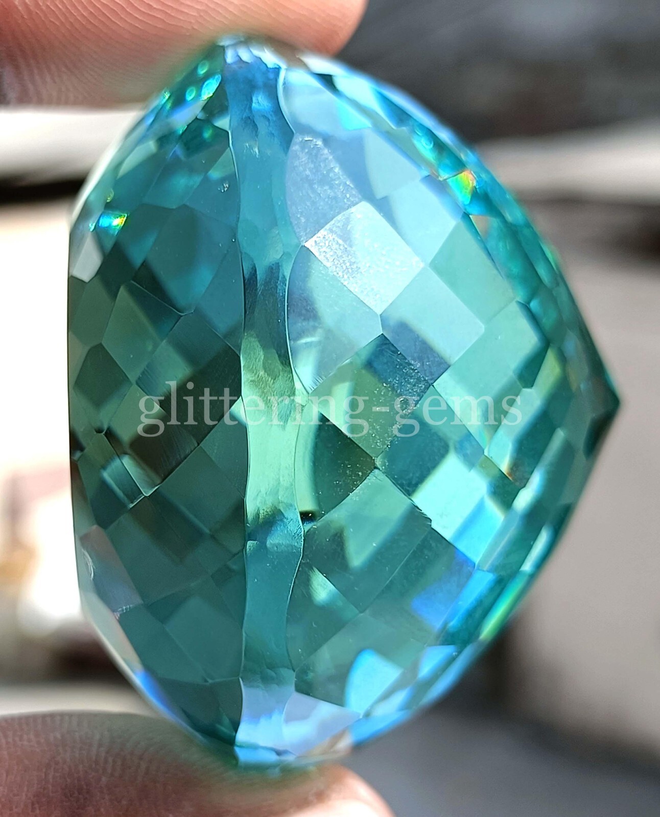 150Ct. Natural BIG Aquamarine Blue Brazil Round Shape Gemstone