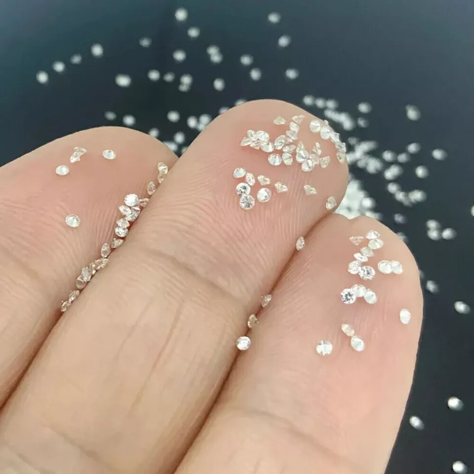 Lot of 30 pcs Loose 2mm Round cut D color Lab Certified Diamond VVS1 Clarity