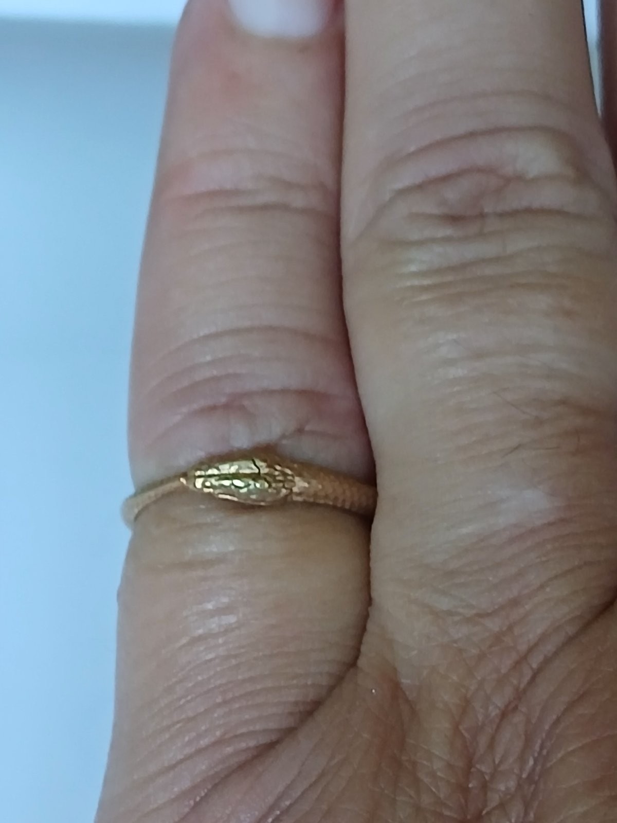 Silver Memento Mori Woman’s Ring Gold Plated