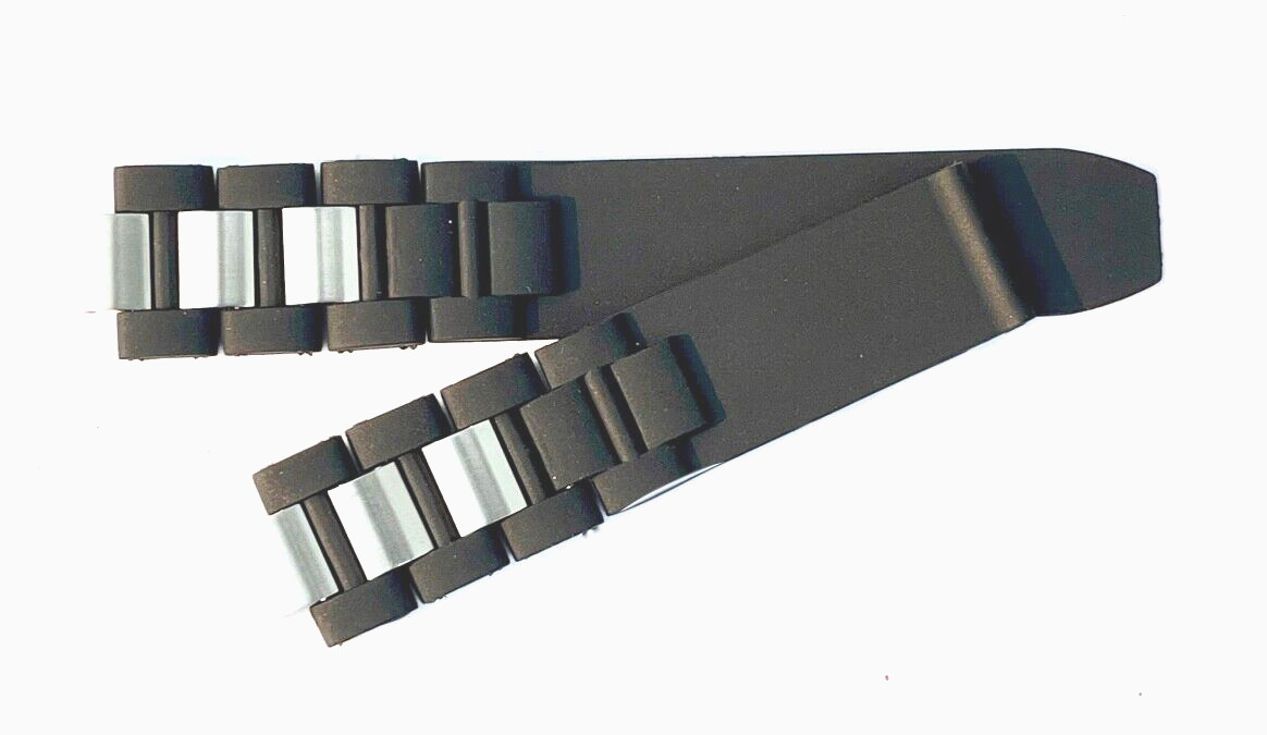 20mm Silicon Rubber Band Strap replacement Cartier 21 Chronoscaph Autoscaph