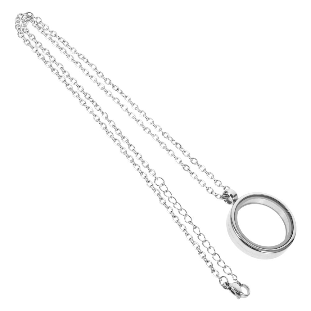 Hair Picture Charm Charms for Jewelry Making Disc Necklace Locket