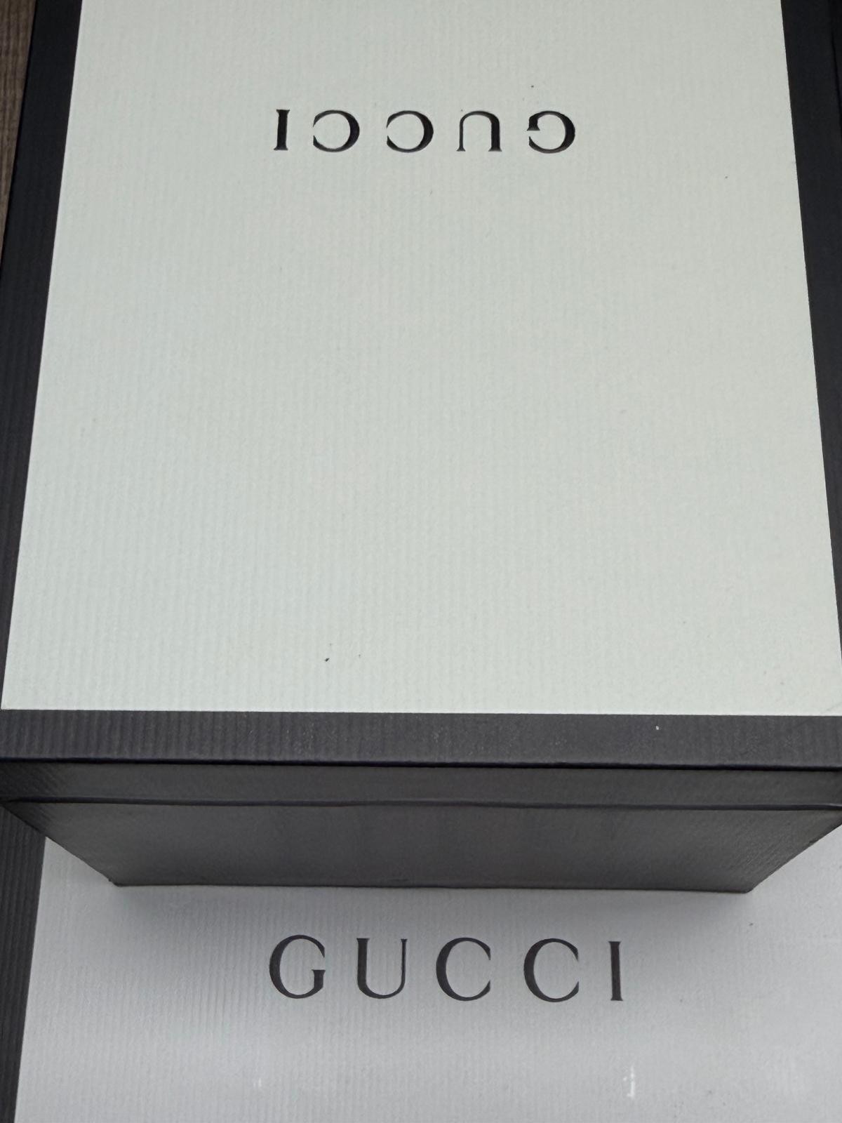 Unused Gucci Dive Black Dial Gold-Tone Rubber Strap 45mm Men’s Watch YA136219