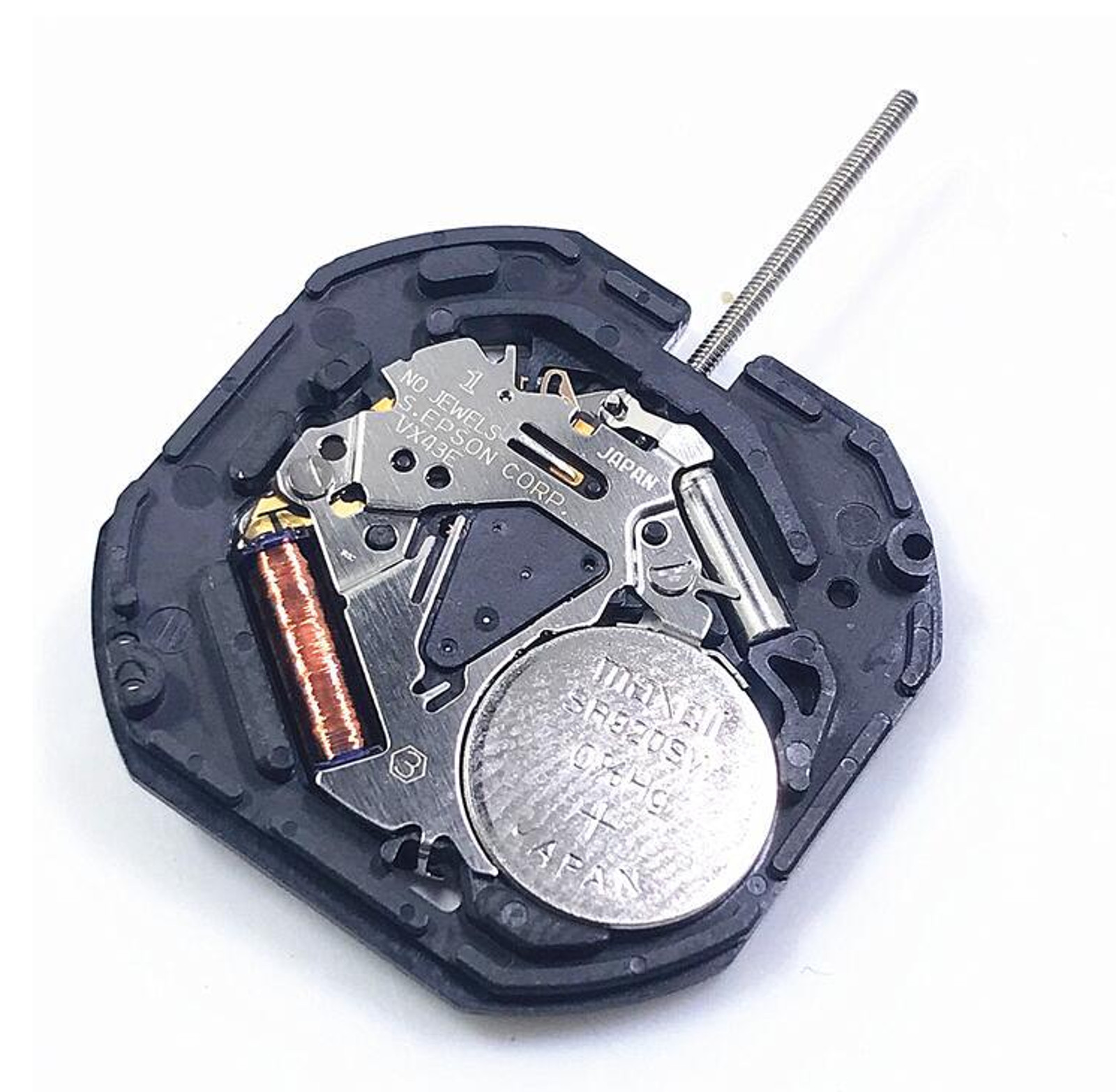 VX43E 26.6mm Quartz Watch Movement Date @ 3 For 7N43A, V343 V348 V743 Y143