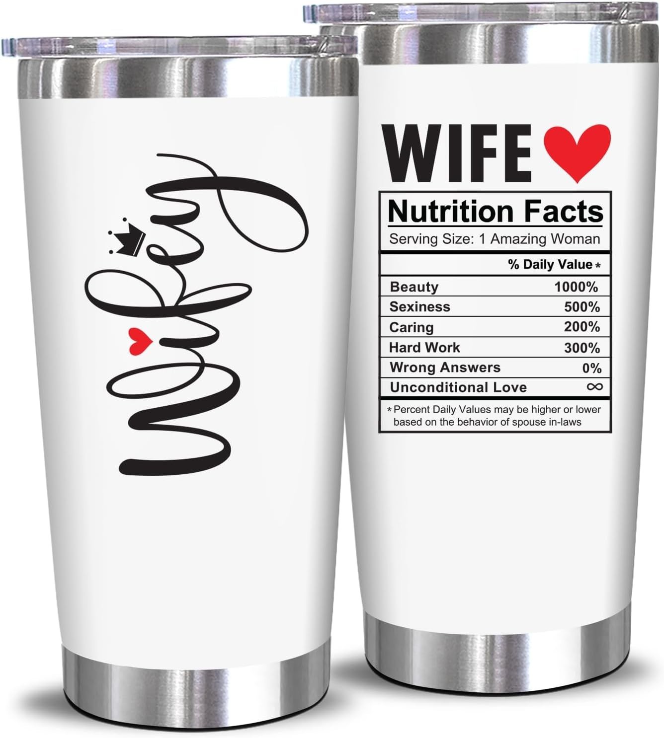 Luxury 20 Oz Tumbler for Wife – Double-Wall Insulation & Leak-Proof Design