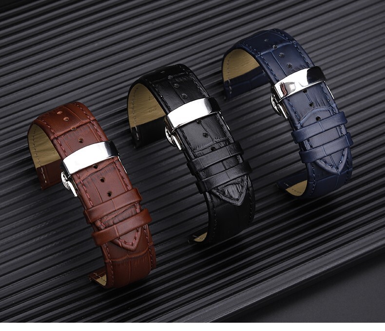 For Zenith Defy Series 49.9000.670 95.9000.670 Genuine Leather Wacthband 22 23mm