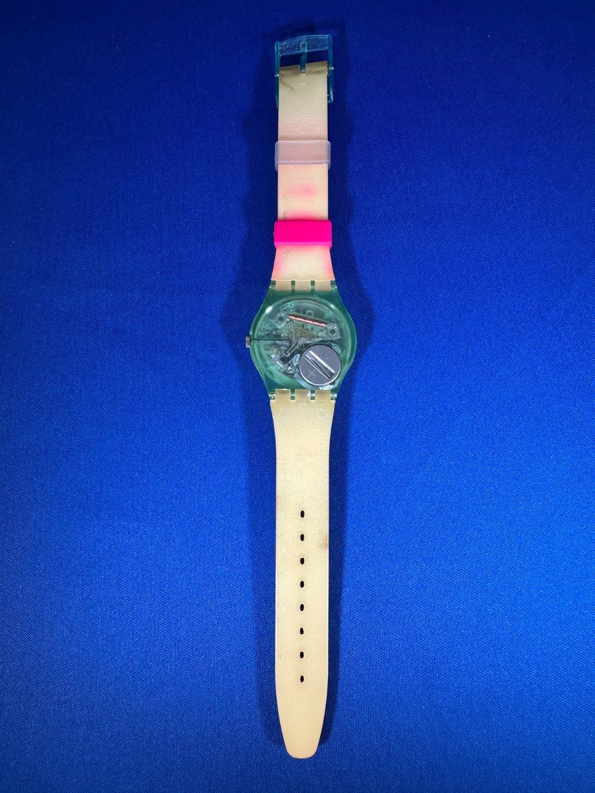 Vintage 1991 Swatch Watch Stalefish GG113 Working Good 34MM Nice! So Rad!