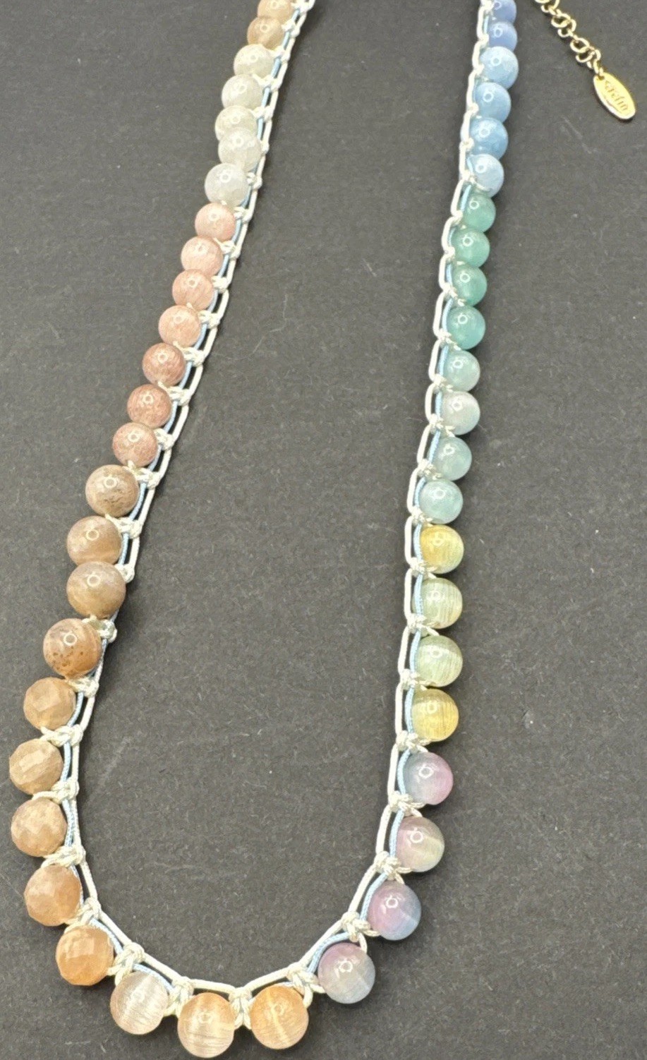 By Anthropologie Glass Pearl Collar Necklace 15” BNWT