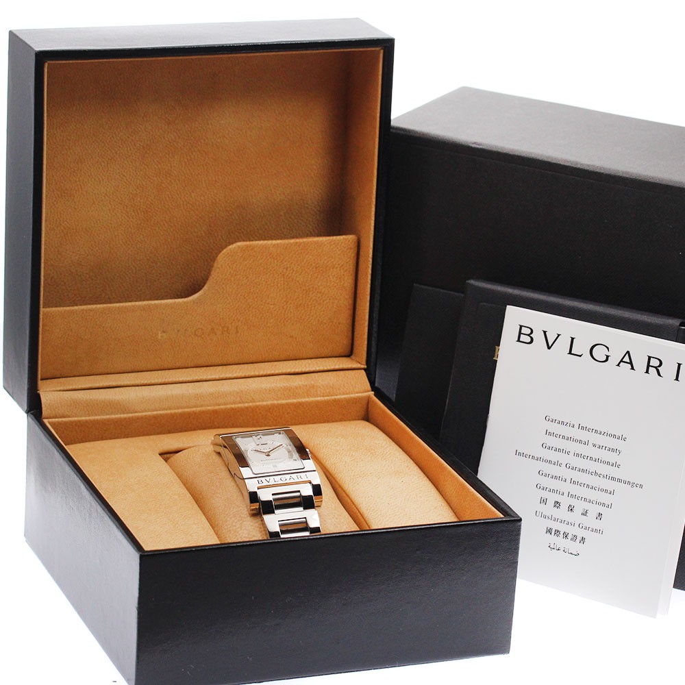 BVLGARI Rettangolo RT45S Date white Dial Automatic Men’s Watch_940157