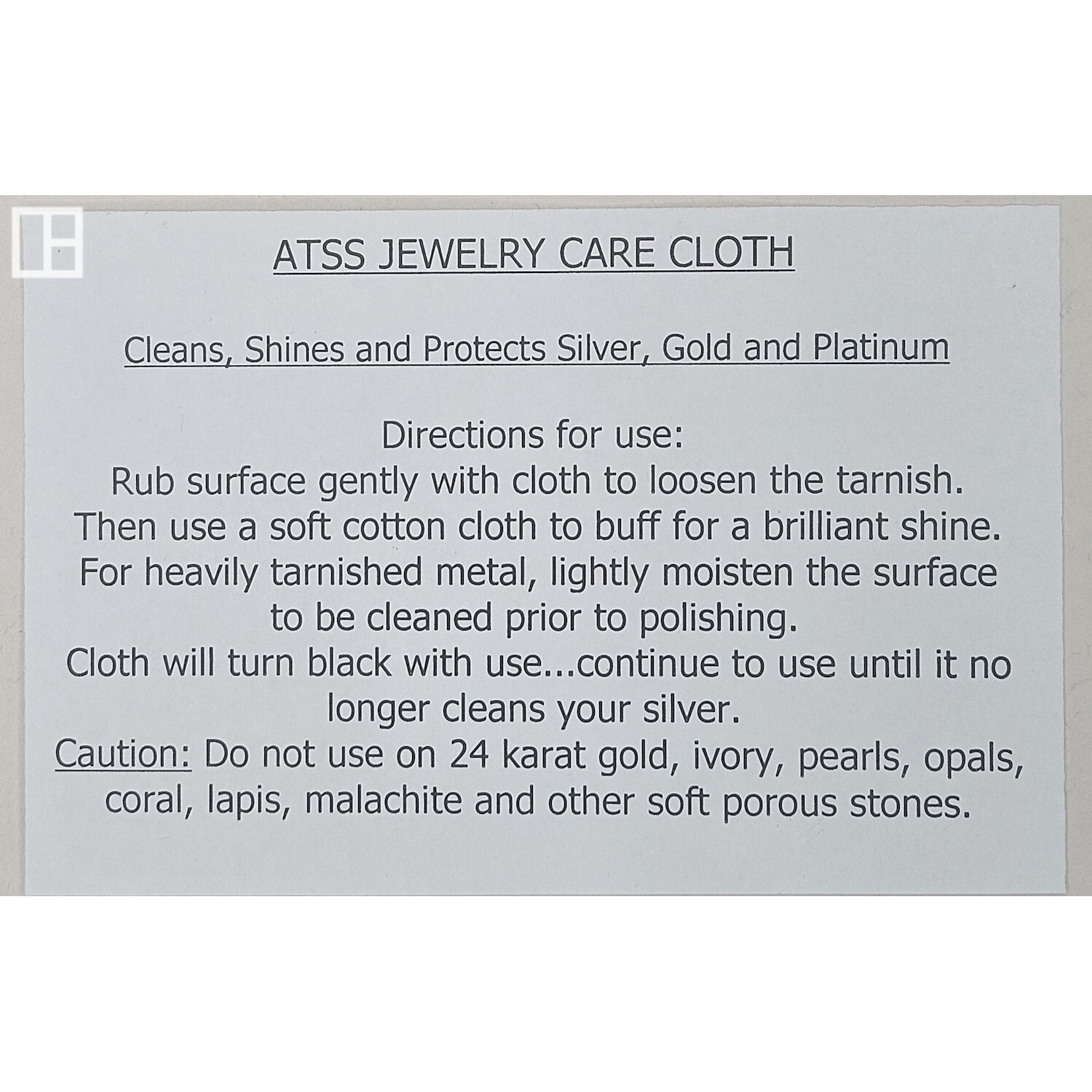 Silver Polishing Cloth, by the yard, 58″ wide