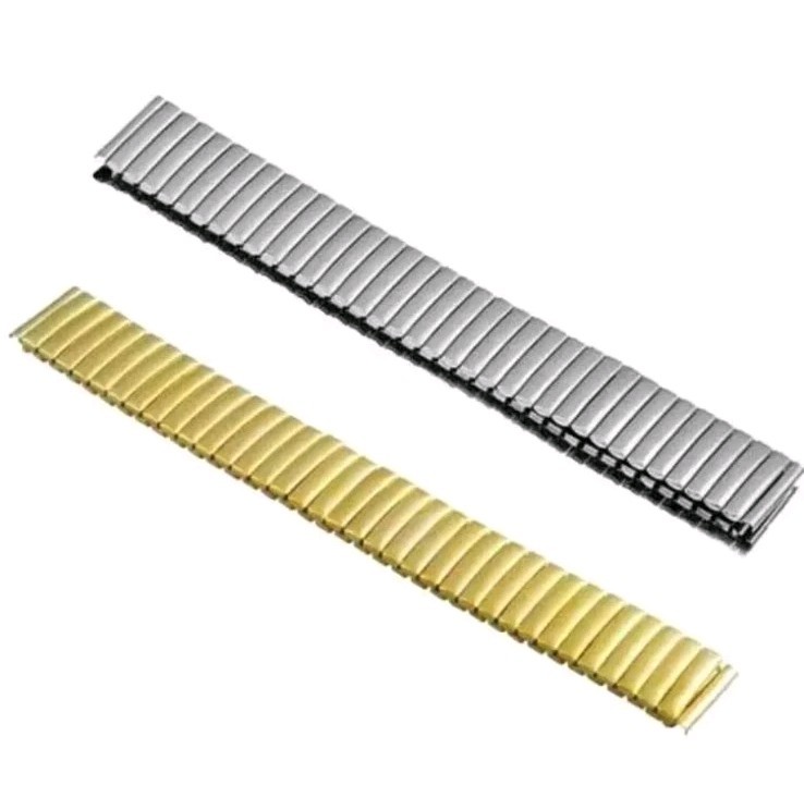 One-Piece Stainless steel Expander stretch metal watch Strap 12/14/16/18/20/22mm