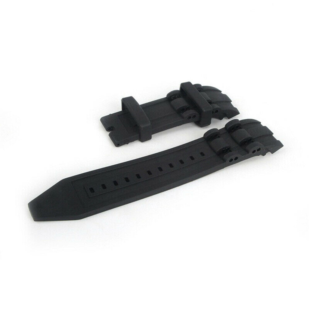 26mm Rubber Black Watch Band Strap For Invicta Pro Diver 6977-6978-6981-6983