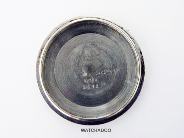 Vintage Enicar Sherpa Star 2342 Steel Watch Case Back ~ Parts or Restoration