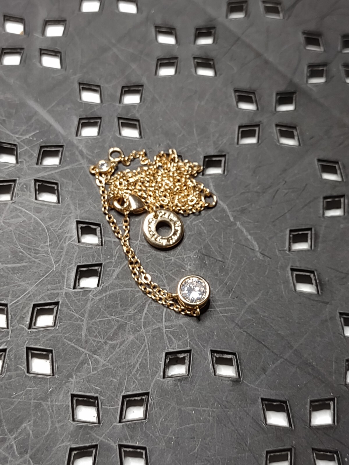 Kenneth Jay Lane Basic Small Round Pendant Necklace