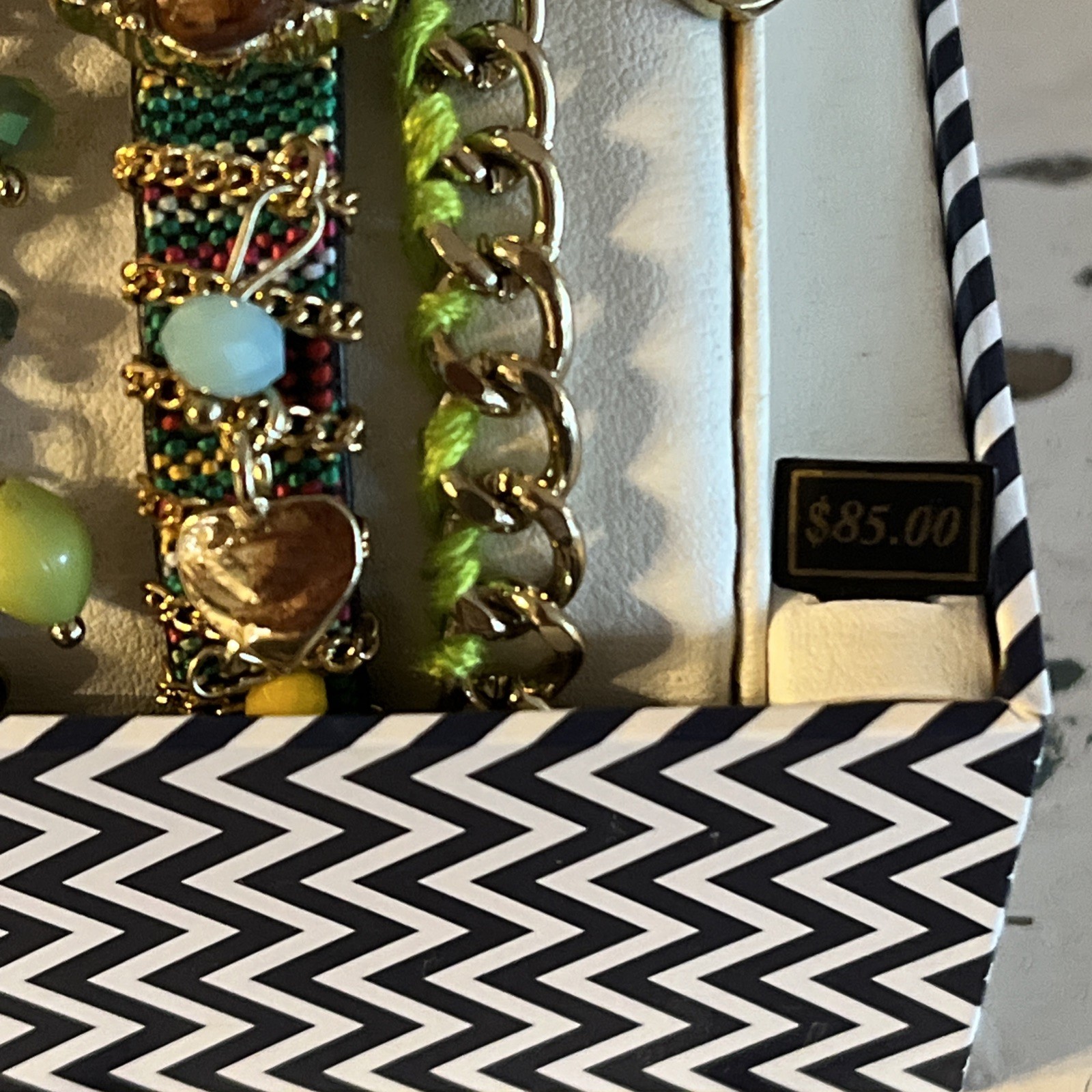 3 BELLA PERLINA Stack Bracelets One Size NEW