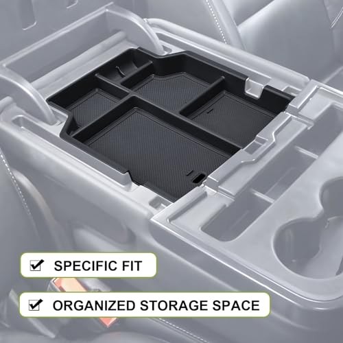 Center Console Organizer Compatible with 2014-2018 Chevy Silverado/GMC Sierra